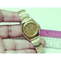 ราคา นาฬิกา Vintage มือสองญี่ปุ่น LINGUN ANTIMENETIC ระบบ ไขลาน ผู้หญิง ทรงกลม กรอบทอง หน้าทอง หน้าปัด 28มม ตัวเรือนสแตนเลส (28034079134)