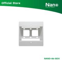 ราคา NANO กล่องลอยขอบเหลี่ยมจตุรัส ขนาด 86 x 86 มิล (50 ชิ้นต่อกล่อง) รุ่น Classis series NANO-86-BOX (27151225926)