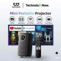 ราคา GOOJODOQ AC1091Pro โปรเจคเตอร์ 170 Ansi Android 13 Mini Projector พร้อมลำโพง Type C 3200mah (57512083252)