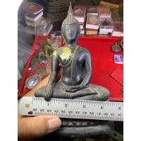 ราคา พระบูชาสามขาหน้าตัก4.5นิ้วเนื้อโลหะหน้าตาติดชัดรมดำสวยสมบูรณ์ (41859215704)