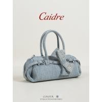 ราคา กระเป๋าบัวเกตต์ Caidre Bow แบบผ้าใบยีนส์สำหรับหญิง ใช้ได้ทั้งถือและสะพายไหล่ (40354036364)