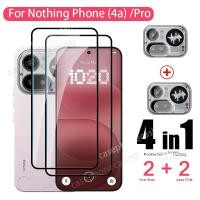 ราคา 4in1 กระจกนิรภัยสําหรับ Nothing โทรศัพท์ 4A 3A Pro Lite 4APro 3APro 3ALite 4G 5G 2026 ป้องกันหน้าจอป้องกันรอยขีดข่วน 9H ความแข็งคลุมทั้งหมดกระจกนิรภัยใสฟิล์ม HD ฟิล์มป้องกัน (51658915628)