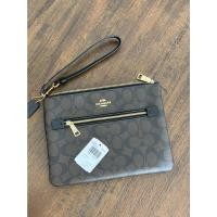 ราคา COACH กระเป๋าคล้องมือ 1ZipXL สีน้ำตาลกาแฟ (11627126268)