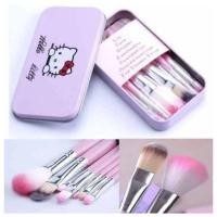 ราคา HELLO KITTY MAKE UP BRUSH SET 7 ชิ้น MAKE UP POWDER EYESHADOW BRUSH (57260455201)