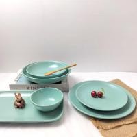 ราคา ชุดจานชามเซรามิค IKEA 4.5นิ้ว - 11นิ้ว เข้าไมโครเวฟได้ ถ้วยเซรามิค จานเซรามิค แก้วมัค จานเปล ครบชุด (24410969844)