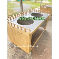 ราคา เคาน์เตอร์ก๋วยเตี๋ยวมีช่องใส่หม้อก๋วยเตี๋ยว 2 ช่อง (20483338038)