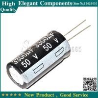 ราคา 5PCS 3300UF 50V Electrolytic Capacitor 50V 3300UF 50 V 3300 UF Size 18*35 Alumin (2178372688)