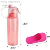ราคา coffeezz 600ml 2 in 1 Travel Pet Dog Feeding Bottle Dispenser Drink Bowl Human Water Cup (22044307986)