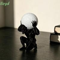 ราคา LLOYD ขาตั้งแสดงลูกกอล์ฟ, การพิมพ์ 3D Creative Golf Ball Storage Holder, Ball Organizer ตลกสีดําที่ไม่ซ้ํากัน Single Ball Rack Desk Decor (51413194087)