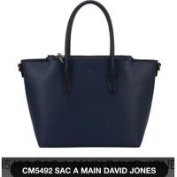 ราคา กระเป๋าทรงช้อปปิ้งสีกรมท่าแบรนด์David Jones แท้ ส่งฟรี (3119209251)