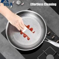 ราคา [H&K] Titanium Hammered Pan Pro พร้อมฝาปิด Titanium PansสําหรับทําอาหารทนทานScratch Resistance Non Sti Titanium Nutri Panสําหรับทําอาหาร {th} (55363230462)