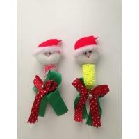 ราคา ตุ๊กตาขวดแก้ว 2 ตัว เม็ดโฟม ลายซานตาครอส (343054948)