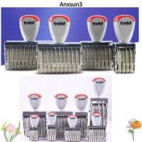 ราคา Nxsun3แสตมป์ตัวเลข,3 ,4 , 5, 6, 8, 10, 12,or 14 หลักเปลี่ยนลูกกลิ้งแสตมป์,จํานวนสัญลักษณ์กลิ้งตัวอักษร สูง3-18มม. ส่วนบุคคลธุรกิจแสตมป์สํานั (40932888432)