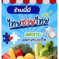 ราคา M-157 ป้ายร้านค้าเข้าร่วมโครงการ ไทยช่วยไทยพลัส ปริ้นสี เคลือบพลาสติกแข็ง ขนาด A4 และ A5 (48613709660)