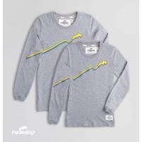 ราคา Rudedog เสื้อแขนยาว หญิง ชาย สีเทาอ่อน รุ่น Skyline (23304937420)