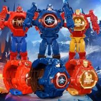 ราคา นาฬิกาเด็ก ดูเวลา ซุปเปอร์ฮีโร่,กัปตันอเมริกา,สไปเดอร์แมน,อุลตร้าแมนและอื่นๆสำหรับเด็ก (42724375251)
