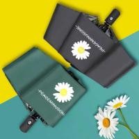 ราคา Ins Little Daisy Student Simple Automatic Dual-Use Sun Umbrella Female Male Sun Umbrella Sunscreen Anti-Ultraviolet (47364768050)