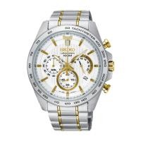ราคา SEIKO นาฬิกาข้อมือผู้ชาย สายสแตนเลส รุ่น SSB309P,SSB309P1 - สีเงินสลับทอง (7410685995)