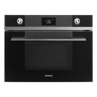 ราคา (Smeg) เตาอบผสมเตาอบไมโครเวฟ รุ่น SF4102MCN สีดำ (21816535383)