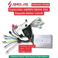 ราคา SELIS - รถจักรยานยนต์ไฟฟ้าสากล 48/60V 500W 23A Controller (48V 500W 23A / 60V 500W 23A) | ล้อ Eagle Xtra 3 (55564667412)