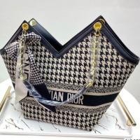 ราคา กระเป๋า Dior สไตล์ใหม่ Love Art รูปแบบ Houndstooth พิมพ์เสือดาวพิมพ์ Creative Retro Dior กระเป๋าถือ CD กระเป๋าสะพาย CD กระเป๋าถือ CD ความจุขนาดใหญ่กระเป๋าแบรนด์ใหญ่ Street Wear กระเป๋าสุภาพสตรีฤดูใบไม