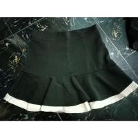 ราคา กระโปรง ทรงกระโปรงเทนนิส ระบายสีครีม เอวสูง (18518925446)