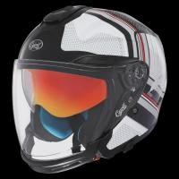 ราคา CYRIL R18 Open Face Motorcycle Helmet Double Visor and Washable Lining Dot Approved Helmets Motorcy (51007049875)