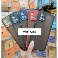 ราคา Bumper Candy Hybrid Matte Case Vivo Y21 2021 / Y21s / Y33s / Y21t Casing Frosted Hard Case (40655778534)
