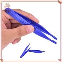ราคา [Gyu] 10 ชิ้นทิ้งทางการแพทย์ First Aid Tweezer แหนบพลาสติกขนาดเล็ก Blue TH (54962590341)