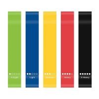 ราคา Phoenixshop 5 ชิ้น Latex Resistance Bands ยืดหยุ่นการออกกําลังกาย Strength เสริมเพาะกายฟิตเนสอุปกรณ์สีเขียวสีฟ้า (45063939879)