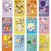 ราคา สติกเกอร์ตัวต่อ ลายโปเกม่อน ปิกาจู DIY ของเล่นสําหรับเด็ก 12 แผ่น ต่อล็อต (21773113526)