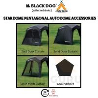ราคา Blackdog Star Dome Pentagonal Canopy เต็นท์อุปกรณ์เสริมม่านประตู 2in1 ตาข่าย Camping StarDome (52612095322)