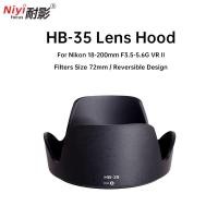 ราคา NIYI HB-35 เลนส์สําหรับ Nikon AF-S 18-200 มม.f3.5-5.6G VR II เลนส์กรองขนาด 72 มม.กลีบเลนส์อุปกรณ์เสริม (55602118368)