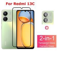 ราคา 2 in 1 ฟิล์มกระจก สำหรับ Xiaomi Redmi 13C ฟิล์ม​กระจกกันรอย สำหรับ กระจกนิรภัย HD ป้องกันหน้าจอ ฟิล์ม สำหรับ Xiaomi 14 Pro Xiaomi Redmi 13C 10 10C Xiaomi Redmi Note 11 11S 10S Pro 4G 5G กันเลนส์กล้อง 