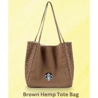 ราคา กระเป๋า Starbucks Brown กระเป๋าผ้า Starbucks ของแท้%จากชอป (19874609052)