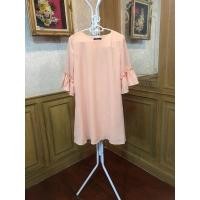 ราคา มือ1 ชุดคลุมท้องสีส้มมีซับในอก39”เอวฟรี สะโพก50”ยาว34” (10541928622)