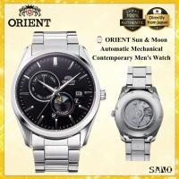 ราคา Orient RN-AK0302B Sun & Moon Automatic Men's Mechanical Watch Black Dial Stainless Steel Dress Watch (52513159050)