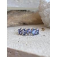 ราคา แหวนกลาง (S925 เงิน) แหวนแทนซาไนท์ (S925 Silver) (41480855838)