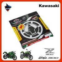 ราคา กันรอยฝาถัง สำหรับ KAWASAKI NINJA300,Z300 คาร์บอน ติดตั้งง่าย (22124256599)