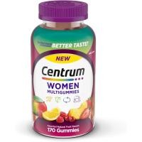 ราคา Centrum MultiGummies for Women 18+, Gummy Multivitamin, Assorted Natural Flavour - 170 Count (52563823261)
