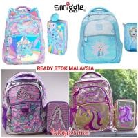 ราคา กระเป๋า smiggle สําหรับโรงเรียนประถม Set กระเป๋าและกล่องดินสอ smiggle แท้ (16897553776)