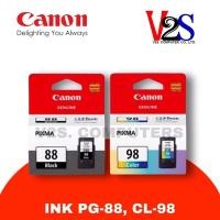 ราคา หมึกแท้ ตลับหมึกอิงค์เจ็ท Canon Ink PG-88 / CL-98 สีดำ และ สี ของแท้ 100% (2642831816)