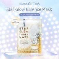 ราคา Sasatinnie Star Glow Essence Mask (40ml X 5pcs) ซาซ่าทินนี่ สตาร์ โกลว์ เอสเซนท์ มาส์ก 5ชิ้น (23067652916)