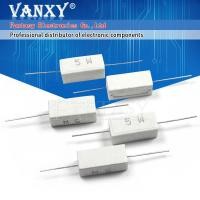 ราคา 10pcs 5W ซีเมนต์ความต้านทาน 0.1 ~ 10K โอห์ม 5% 0.22 0.33 0.5 1 10 100 1K 10K โอห์ม 0.1R 0.22R 0.33R 0.5R 1R 10R 100R อิเล็กทรอนิกส์ส่วนประกอบ (25981443254)