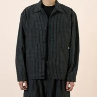 ราคา Headboyy - 4 POCKETS SEERSUCKER JACKET แจ็คเก็ต Seersucker ลายตาราง 4 กระเป๋า – สีดำ / สีเขียวโอลีฟ (41022774813)