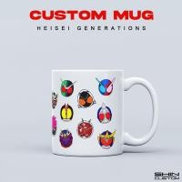 ราคา Kamen Rider Heisei Generation Mug ถ้วยแก้วดื่ม kamen rider tokusatsu ryuki ex aid zi o george karizaki (54057258042)
