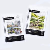 ราคา Renaissance สมุดวาดรูป สมุดสเก็ตซ์ 100G 50SH คละลายปก จำนวน 1 เล่ม (28317793806)