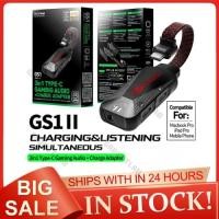 ราคา 60W PLEXTONE GS1 Mark III Type-C ถึง 3.5 มม.AUX Audio Jack High Res Type C Gaming Audio & Charge Adapter (46854665779)