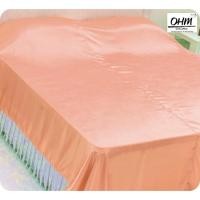 ราคา OHM ผ้าห่มเดี่ยวและผ้าคลุมเตียง 3.5 ฟุต ผ้าซาตินแท้ 440 เส้น (เกรดพรีเมี่ยม) สีส้มโอรส (1941618774)