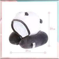 ราคา หมอนรองคอต้นฉบับ MINISO We Bare Bears หมอนรองคอมีฮู้ด หมอนรถแพนด้า หมอนรองคอ หมีน้ําแข็ง หมอนรองคอ Grizzly (51914967228)